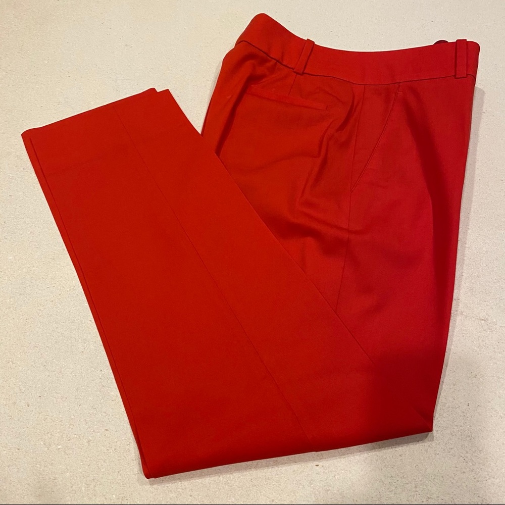 BARNEYS NEW YORK red/orange trousers